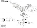 Bosch 3 601 G93 0R0 Gws 13-125 Ci Angle Grinder 230 V / Eu Spare Parts